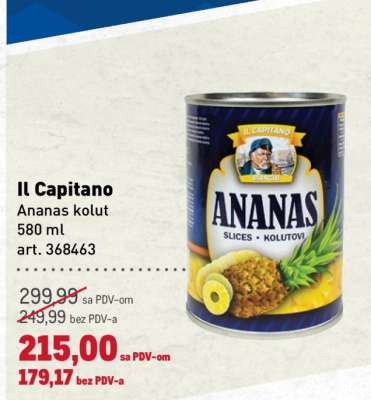 Il Capitano Ananas kolut