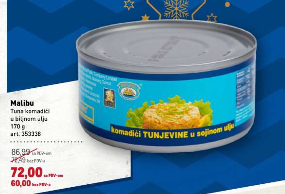 Malibu Tuna komadići u biljnom ulju