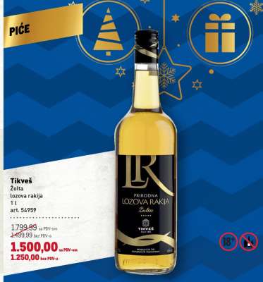 Tikveš Žolta lozova rakija