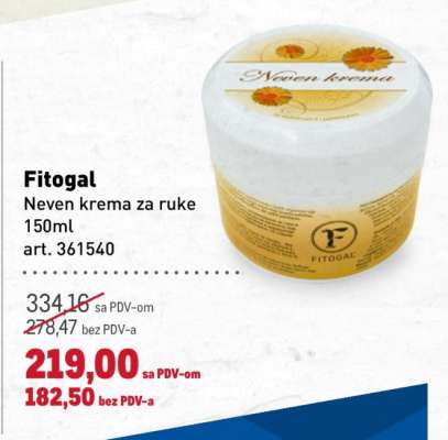 Fitogal Neven krema za ruke 150ml