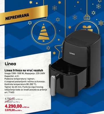 Linea friteza na vruć vazduh