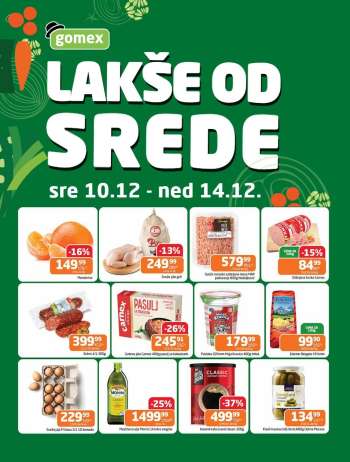 Gomex katalog - 10.12.2025 - 14.12.2025.