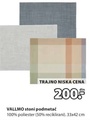 VALLMO STONI PODMETAČ