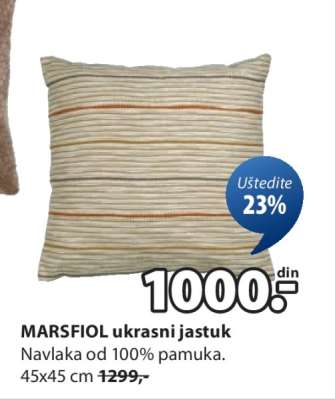 MARSFIOL UKRASNI JASTUK