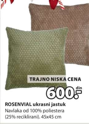 ROSENVIAL ukrasni jastuk