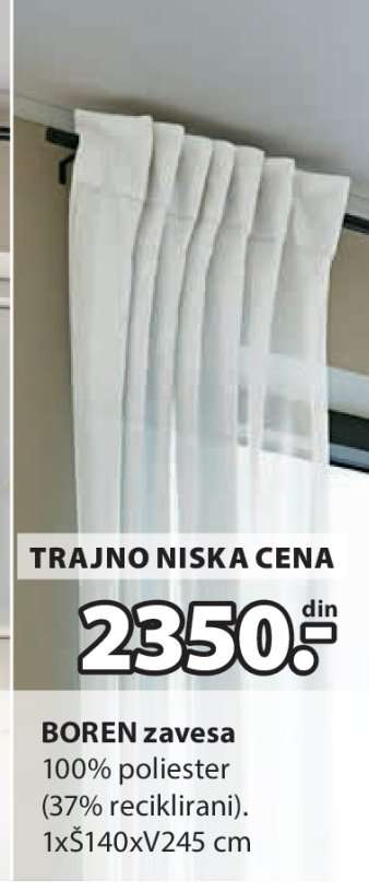 BOREN zavesa