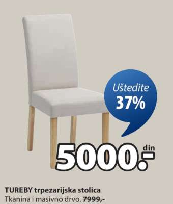 TUREBY trpezarijska stolica
