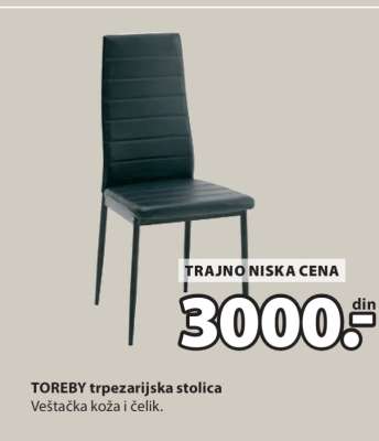 TOREBY TRPEZARIJSKA STOLICA