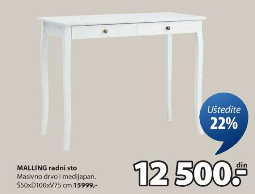 MALLING radni sto