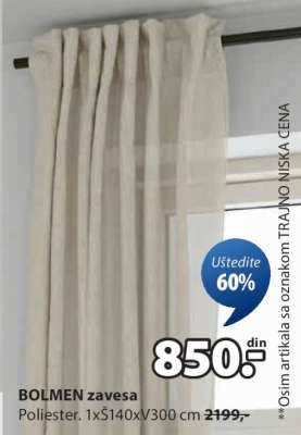 BOLMEN ZAVESA