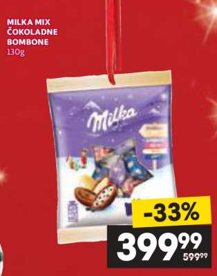 MILKA MIX ČOKOLADNE BOMBONE