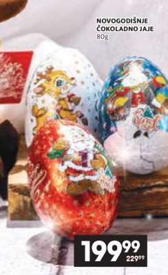 NOVOGODIŠNJE ČOKOLADNO JAJE