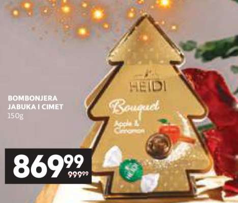 BOMBONJERA JABUKA I CIMET