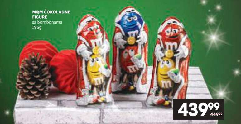 M&M ČOKOLADNE FIGURE
