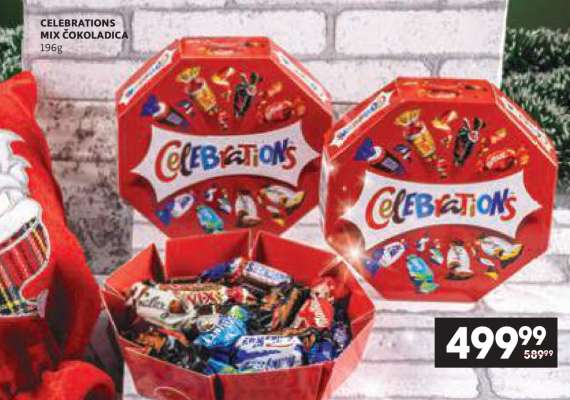 CELEBRATIONS MIX ČOKOLADICA