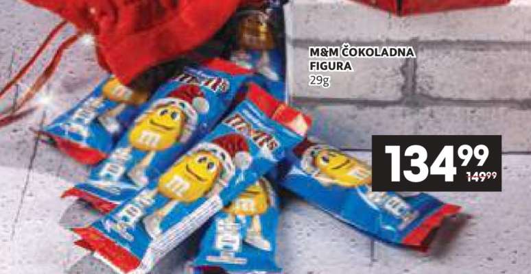 M&M ČOKOLADNA FIGURA