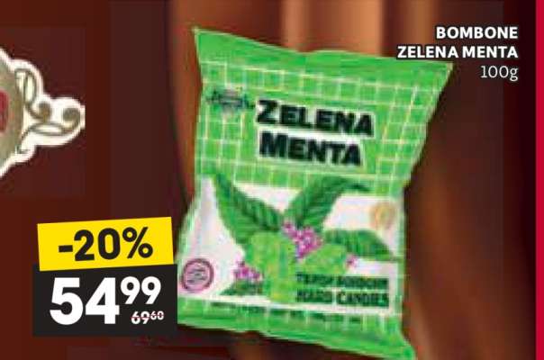 BOMBONE ZELENA MENTA
