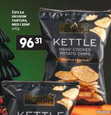 ČIPS SA UKUSOM TARTUFA, MED I SENF