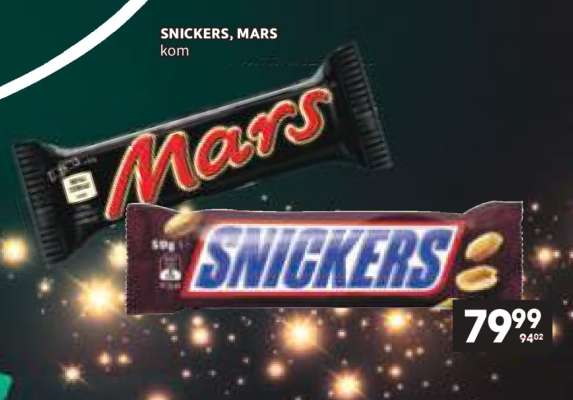 Snickers, Mars