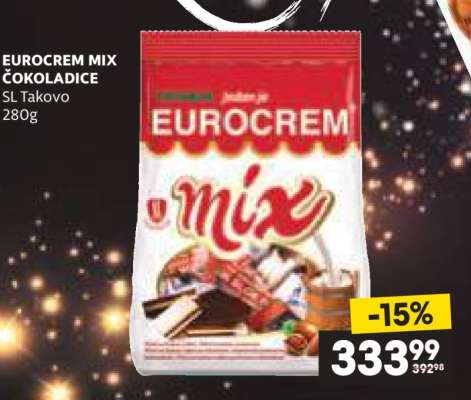 EUROCREM MIX ČOKOLADICE