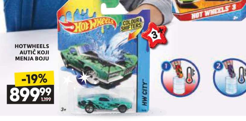 HOTWHEELS AUTIĆ KOJI MENJA BOJU