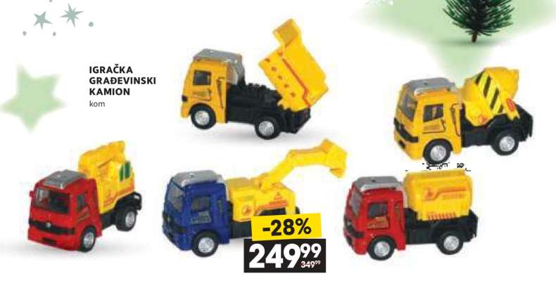 IGRAČKA GRAĐEVINSKI KAMION
