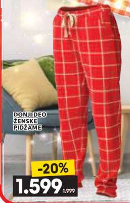 DONJI DEO ŽENSKE PIDŽAME