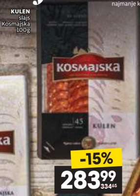 KULEN slajs Kosmajska 100g
