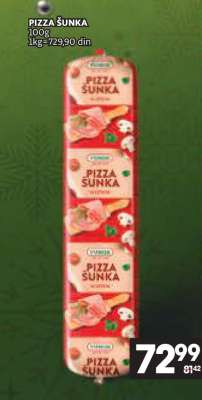 PIZZA ŠUNKA