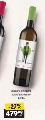 GROF LEDERER CHARDONNAY 0,75L