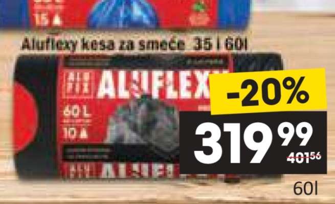 Aluflexy kesa za smeće 35 l 60 l