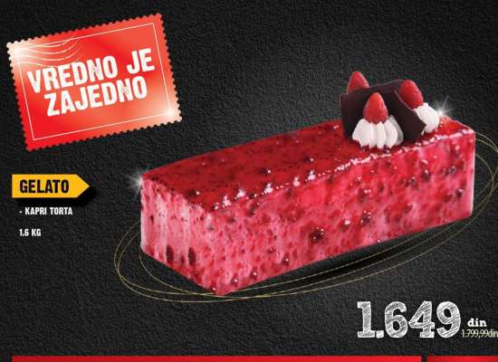 GELATO - KAPRI TORTA