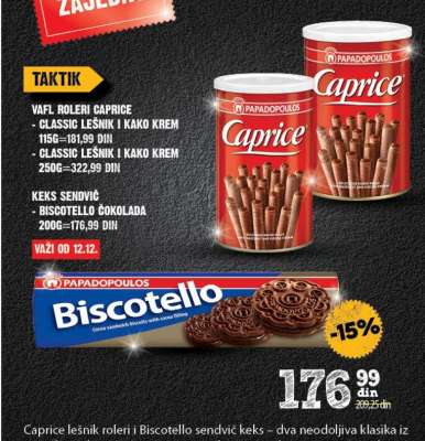 Biscotello čokolada