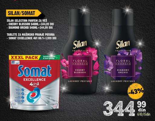 Silan Selection Parfem Za Veš - Cherry Blossom 540ml