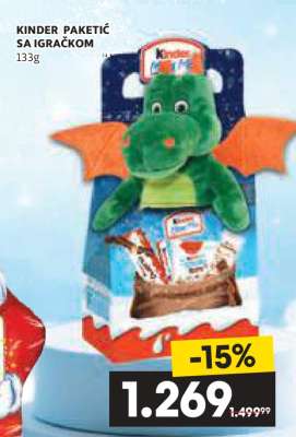 KINDER PAKETIĆ SA IGRAČKOM