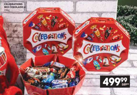 CELEBRATIONS MIX ČOKOLADICA