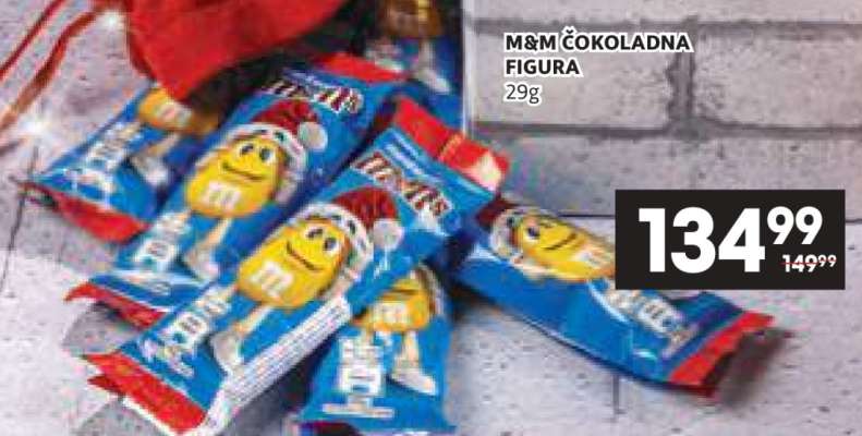 M&M ČOKOLADNA FIGURA