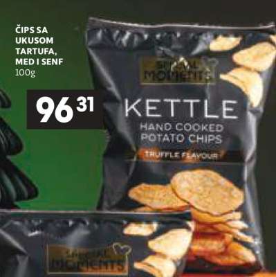 ČIPS SA UKUSOM TARTUFA, MED I SENF