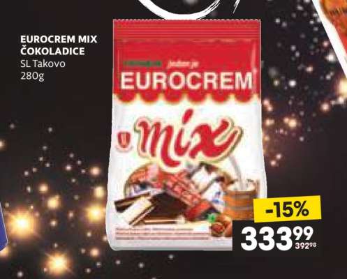 EUROCREM MIX ČOKOLADICE