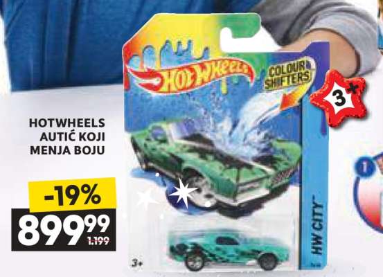HOTWHEELS AUTIĆ KOJI MENJA BOJU