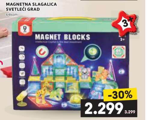 MAGNETNA SLAGALICA SVETLEĆI GRAD