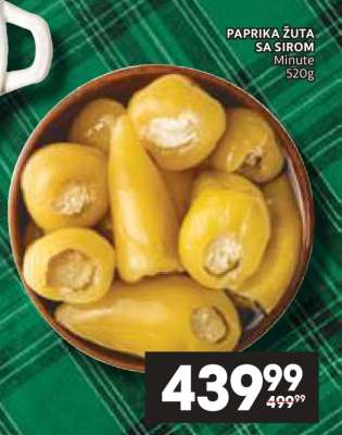 PAPRIKA ŽUTA SA SIROM