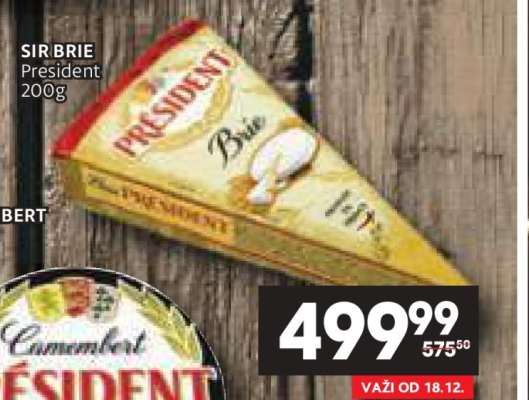 SIR BRIE President 200g