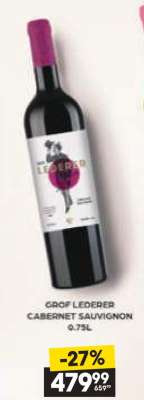 GROF LEDERER CABERNET SAUVIGNON 0,75L