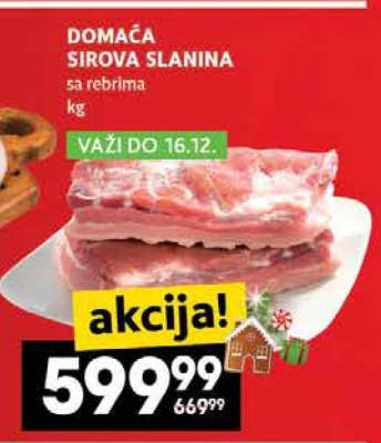 DOMAĆA SIROVA SLANINA