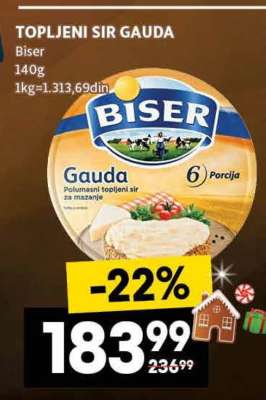TOPLJENI SIR GAUDA
