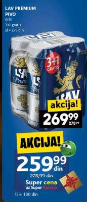 Lav Premium pivo