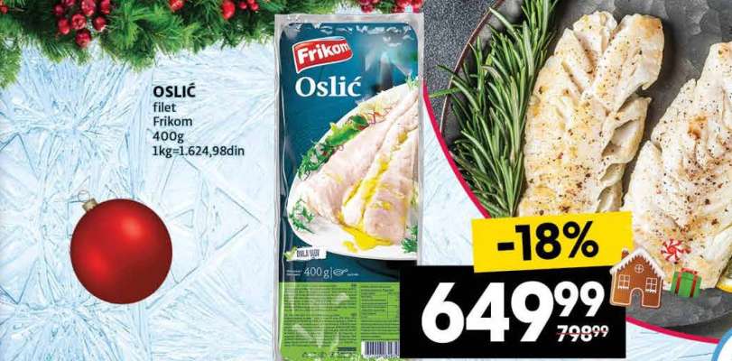 OSLIĆ filet Frikom 400g
