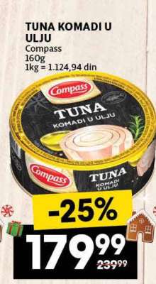 TUNA KOMADI U ULJU