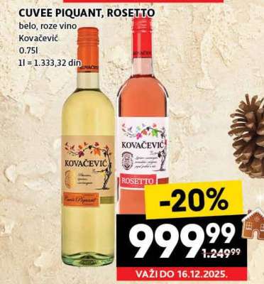 CUVEE PIQUANT, ROSETTO
